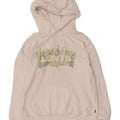 Levi's Womens Graphic Oversized Hoodie Jumper UK 6 XS White