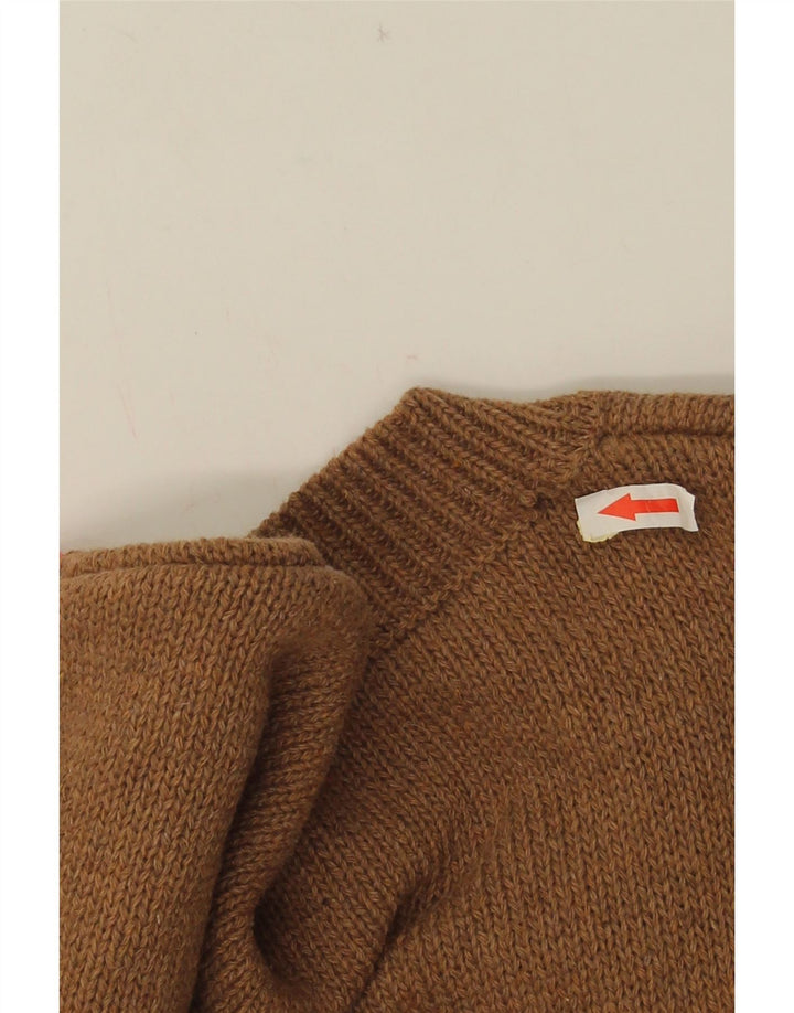 Vintage Mens Cardigan Sweater Medium Multicoloured Geometric