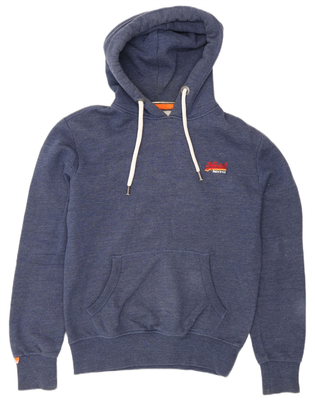 Superdry Mens Regular Fit Hoodie Jumper Small Blue Cotton