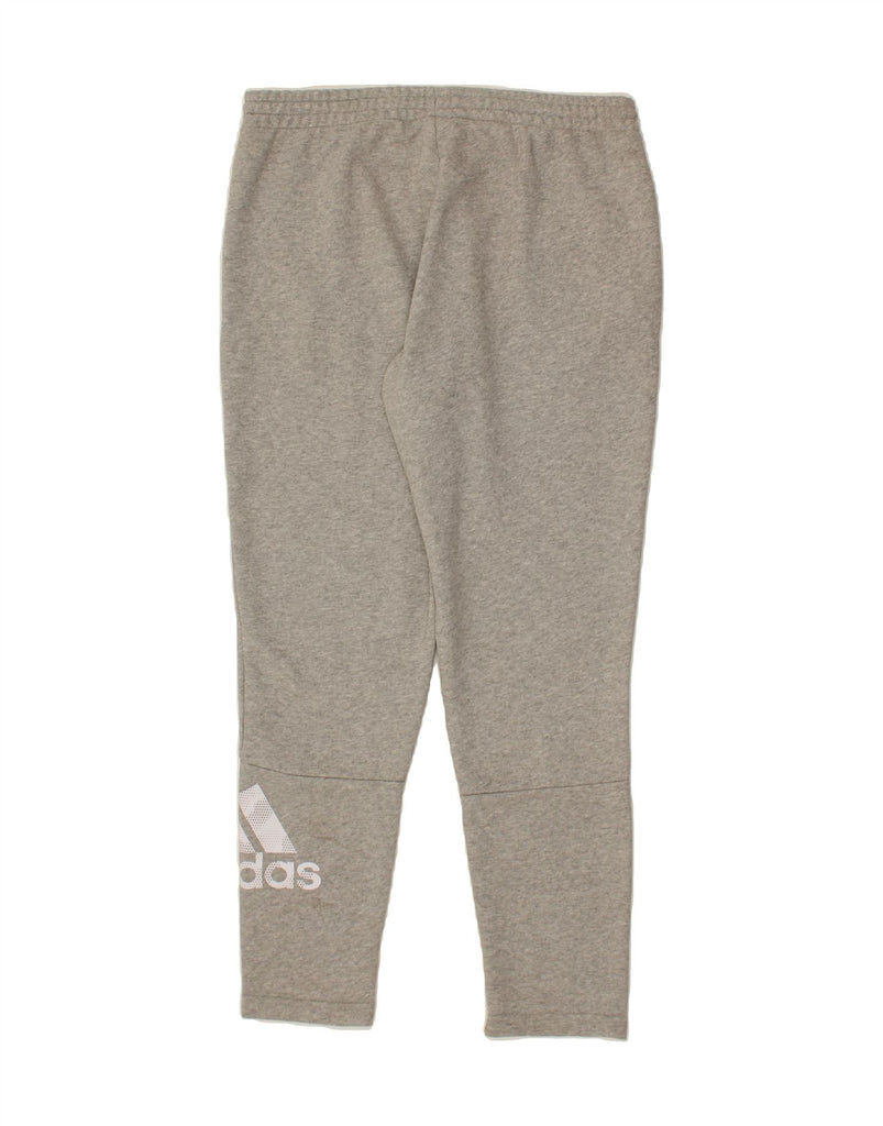 ADIDAS Mens Graphic Tracksuit Trousers Large Grey Cotton | Vintage Adidas | Thrift | Second-Hand Adidas | Used Clothing | Messina Hembry 