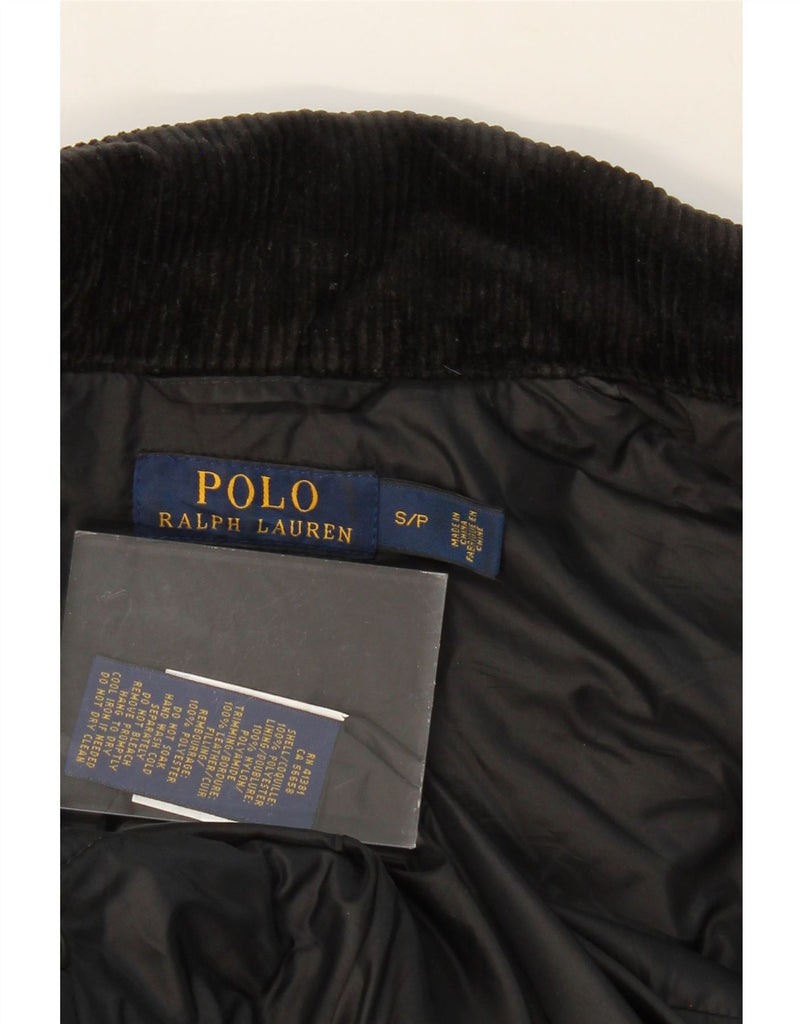 POLO RALPH LAUREN Mens Quilted Gilet UK 36 Small Black Polyester Vintage Polo Ralph Lauren and Second-Hand Polo Ralph Lauren from Messina Hembry 