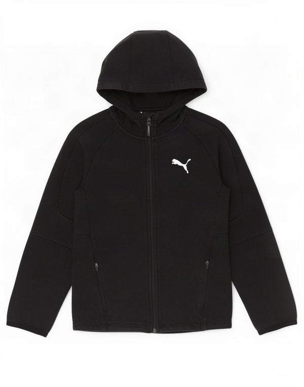 Puma Boys Zip Hoodie Sweater 13-14 Years Black