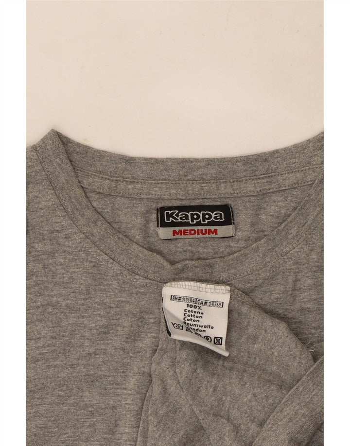 Kappa Mens Vest Top Medium Grey Flecked Cotton