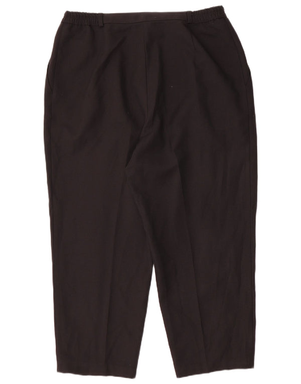 Marks & Spencer Womens Cropped Trousers W36 L25 Black