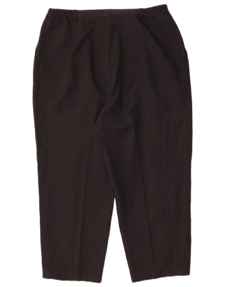 Marks & Spencer Womens Cropped Trousers W36 L25 Black