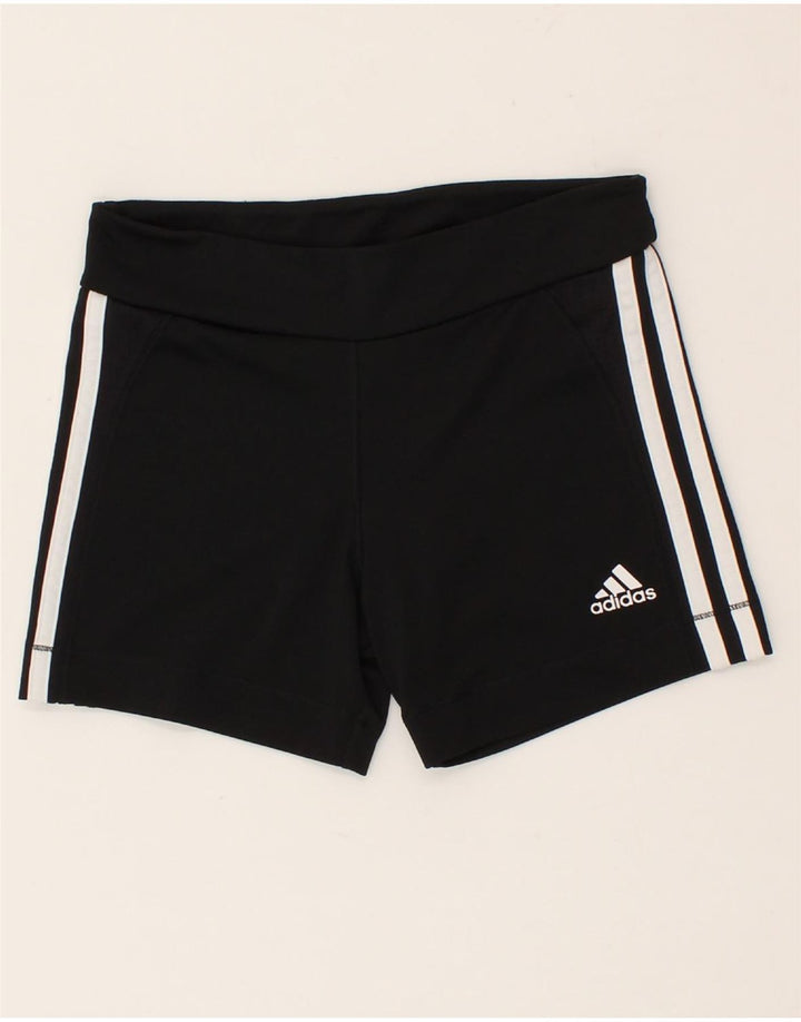ADIDAS Girls Climacool Sport Shorts 11-12 Years Black Polyester Vintage Adidas and Second-Hand Adidas from Messina Hembry 
