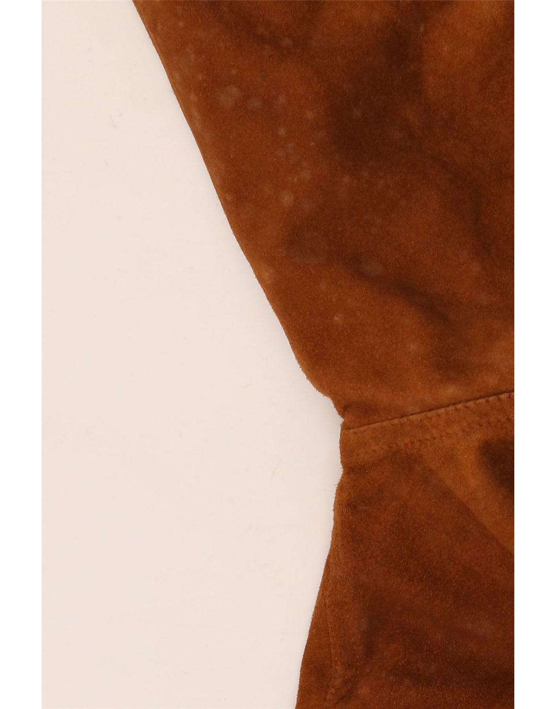 Vintage Mens Suede Bomber Jacket IT 52 XL Brown Leather