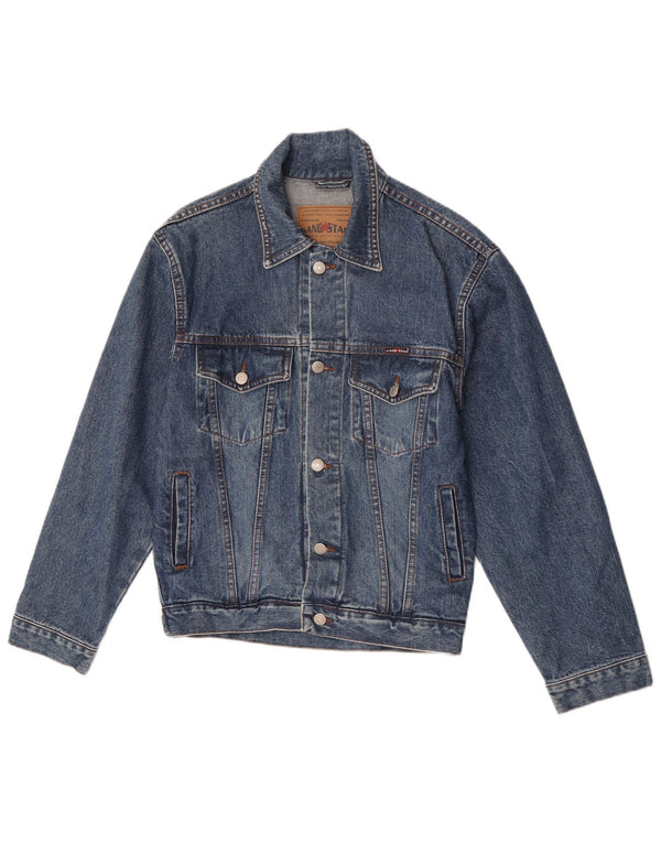 Vintage Womens Denim Jacket UK 10 Small Blue