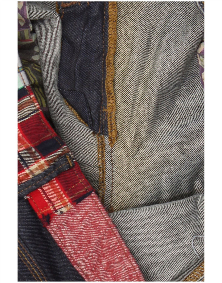 Desigual Womens Slim Jeans W34 L33 Navy Blue Cotton