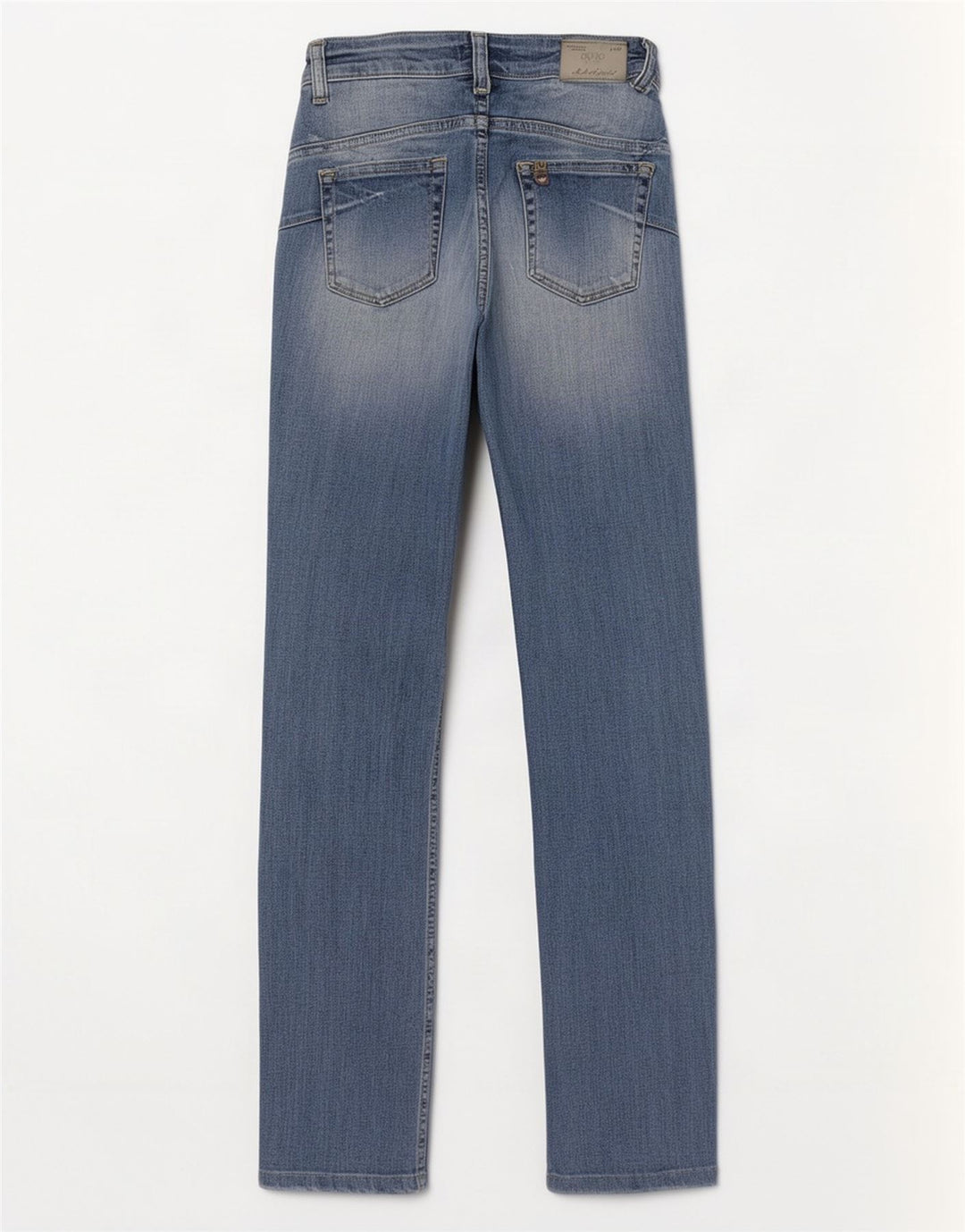 Liu Jo Womens Low Waist Straight Jeans W27 L30 Blue