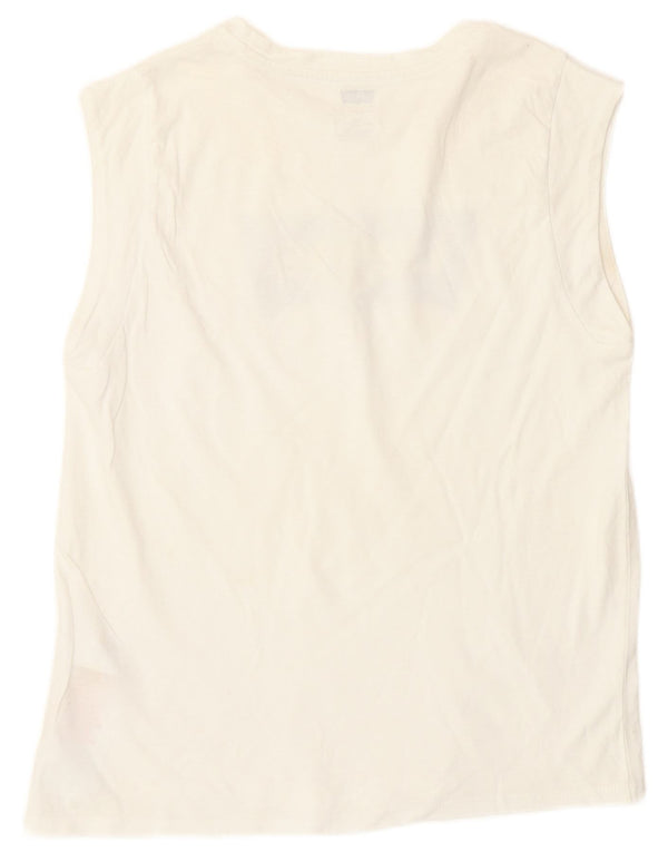 Levi's Girls Graphic Vest Top 11-12 Years White Cotton