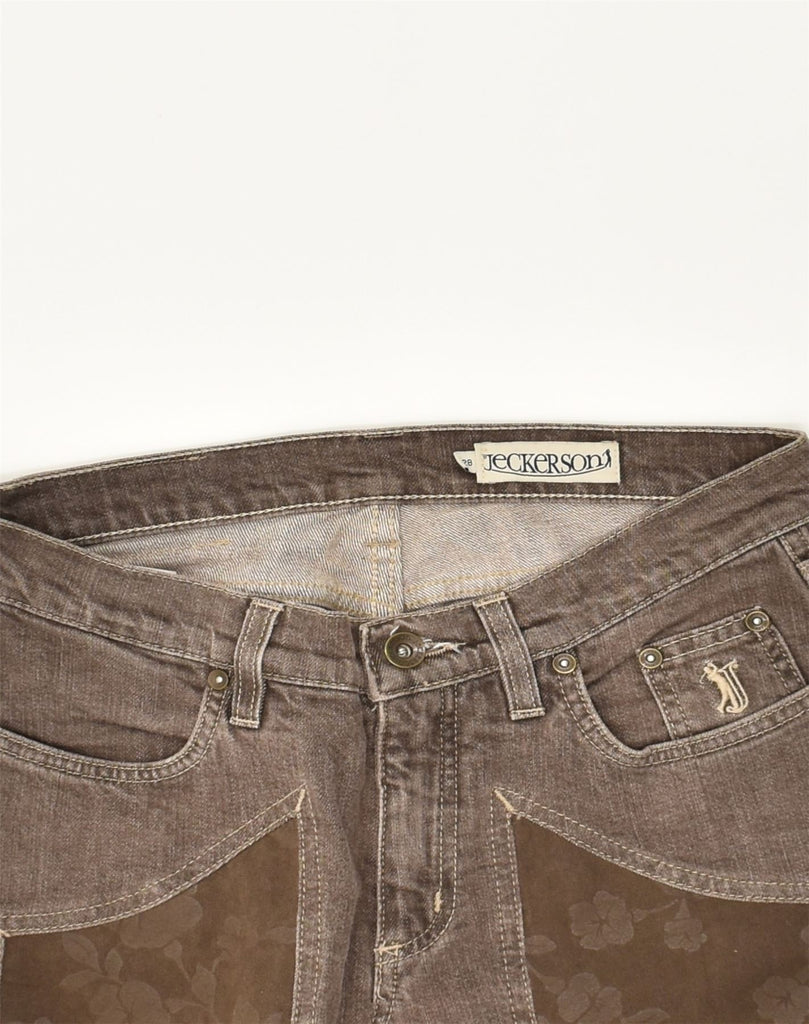 JECKERSON Womens Straight Jeans W28 L34 Brown Cotton | Vintage Jeckerson | Thrift | Second-Hand Jeckerson | Used Clothing | Messina Hembry 