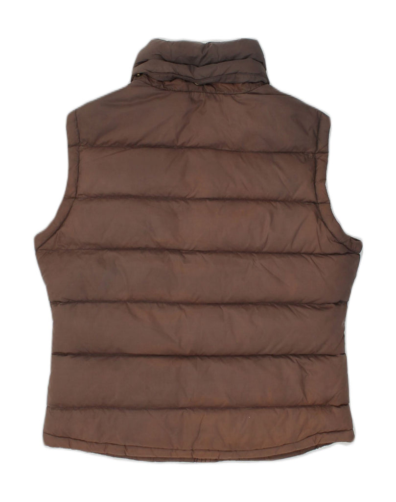 JACK WILLS Womens Padded Gilet UK 12 Medium  Brown Nylon | Vintage Jack Wills | Thrift | Second-Hand Jack Wills | Used Clothing | Messina Hembry 