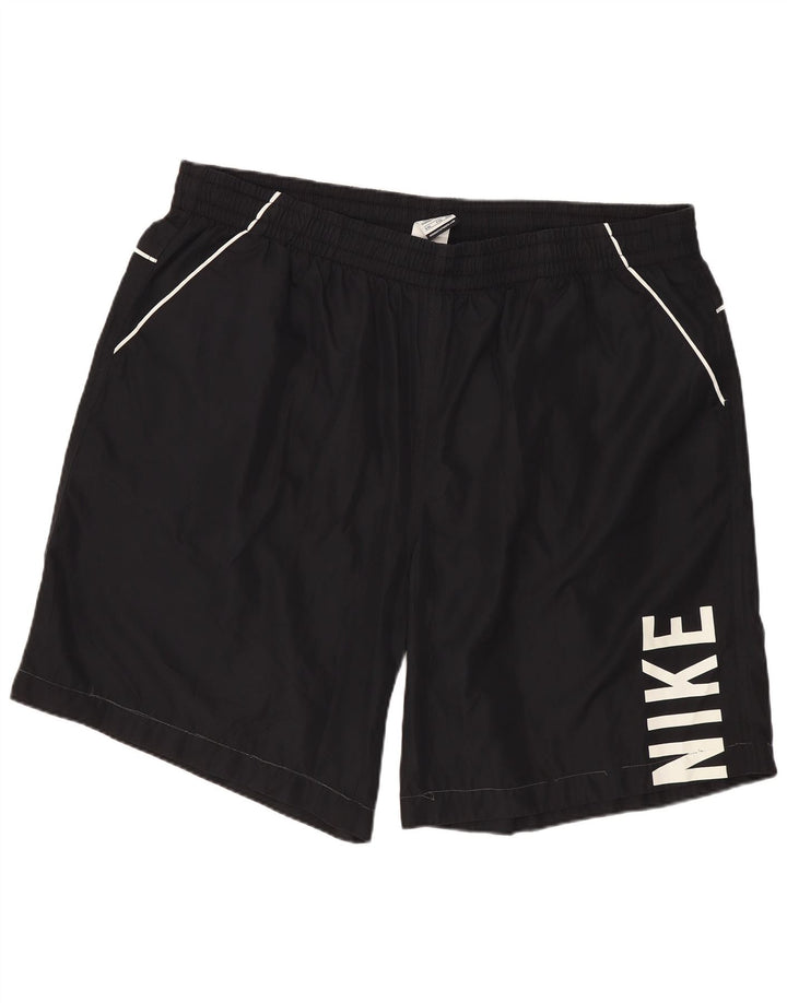 Nike Mens Graphic Sport Shorts 2XL Black Polyester