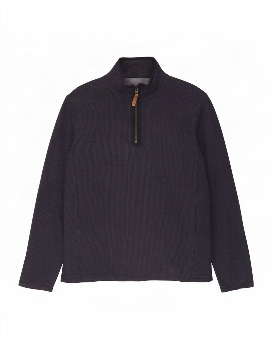 Mountain Warehouse Mens Zip Neck Sweatshirt Jumper Medium Navy Blue Cotton