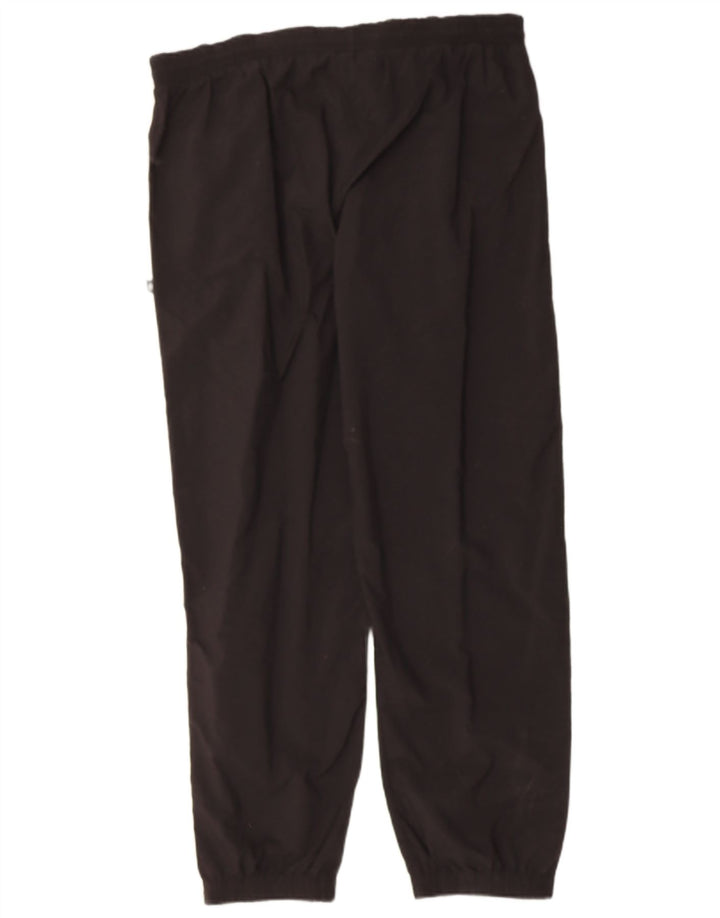 ADIDAS Mens Tracksuit Trousers Joggers Large Black Polyester