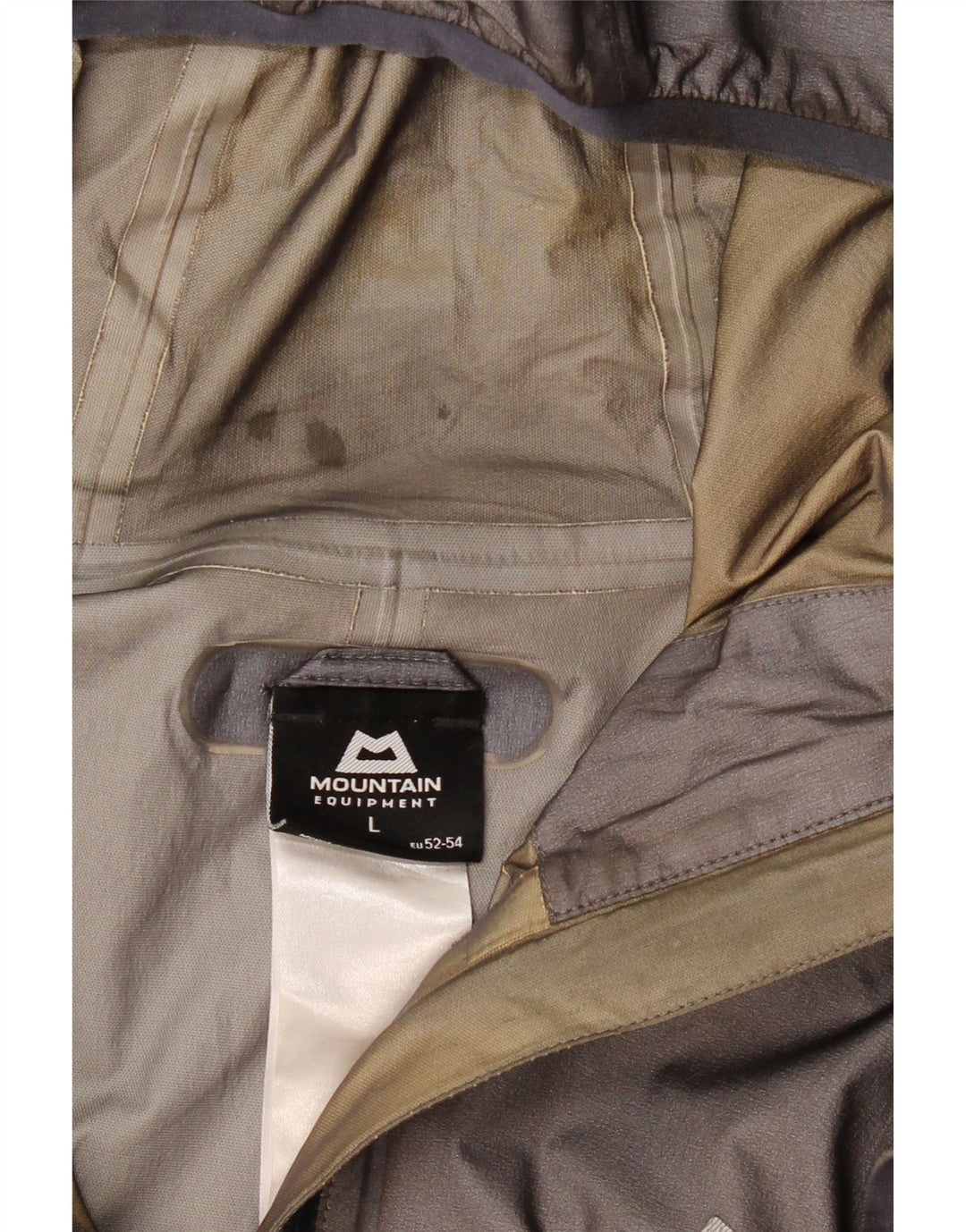 MOUNTAIN EQUIPMENT Womens Hooded Rain Jacket UK 14 Large Grey
