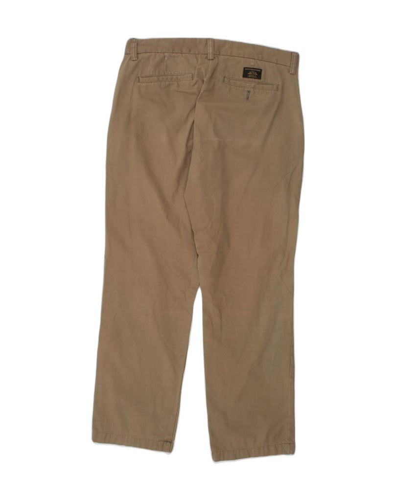 BANANA REPUBLIC Mens Gavin Straight Chino Trousers W33 L30 Brown Cotton | Vintage Banana Republic | Thrift | Second-Hand Banana Republic | Used Clothing | Messina Hembry 