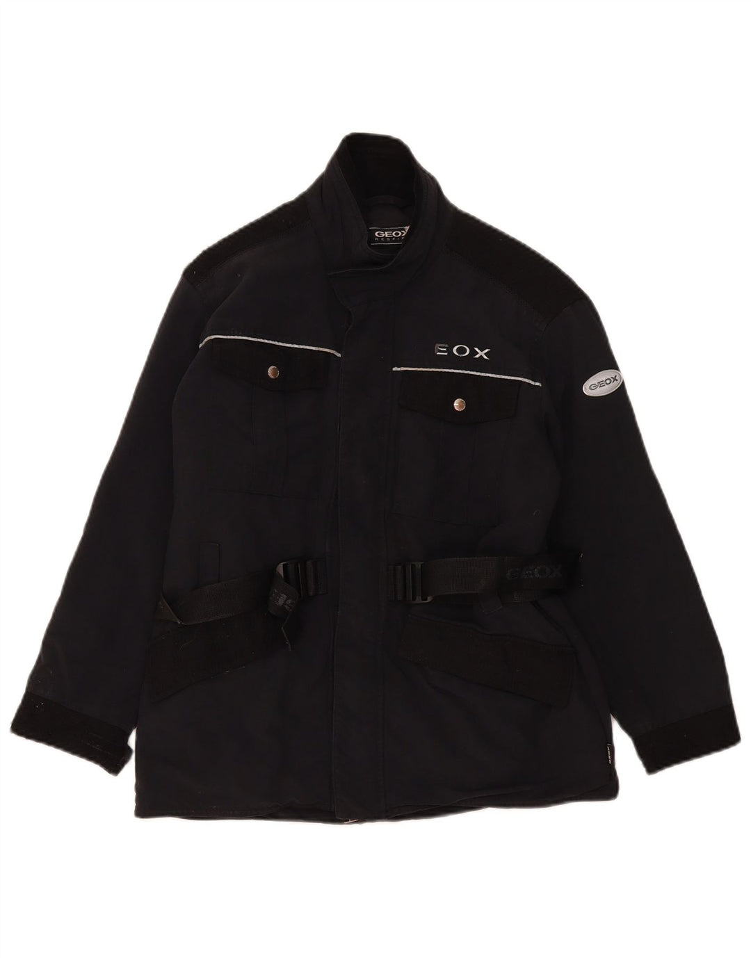 Geox Boys Respira Racer Jacket 11-12 Years Black Polyester