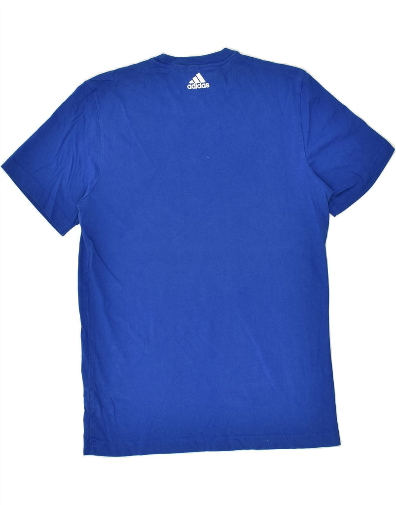 ADIDAS Mens Graphic T-Shirt Top Small Blue | Vintage Adidas | Thrift | Second-Hand Adidas | Used Clothing | Messina Hembry 