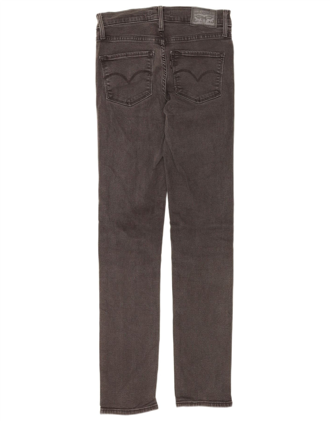 LEVI'S Womens 312 Shaping Slim Jeans W26 L30 Grey Cotton