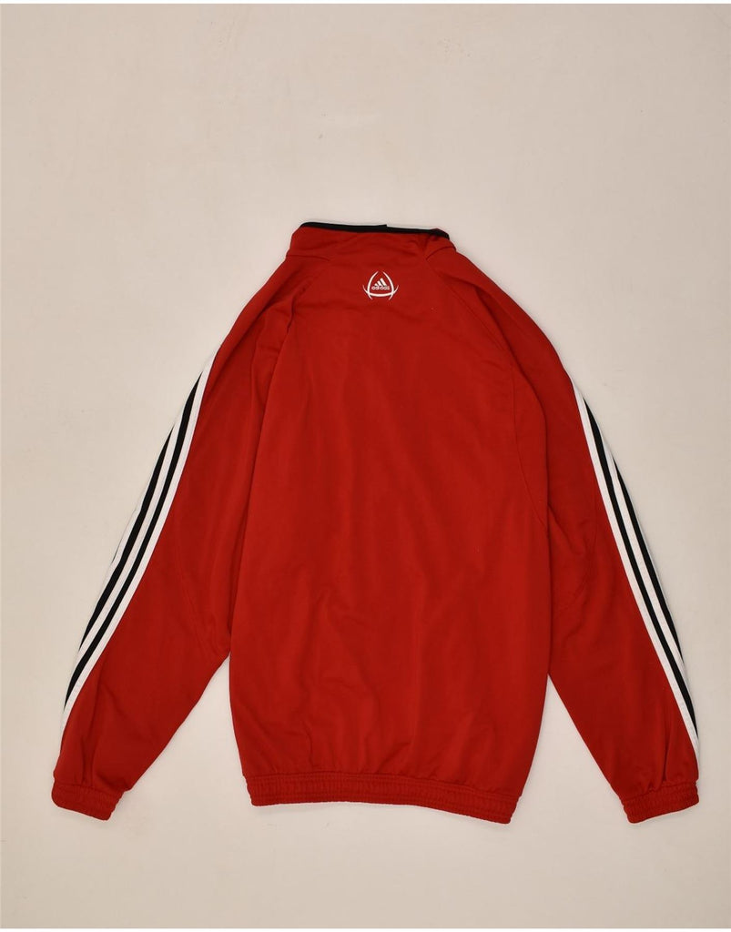 ADIDAS Mens Tracksuit Top Jacket UK 44/46 Large Red Colourblock Polyester | Vintage Adidas | Thrift | Second-Hand Adidas | Used Clothing | Messina Hembry 