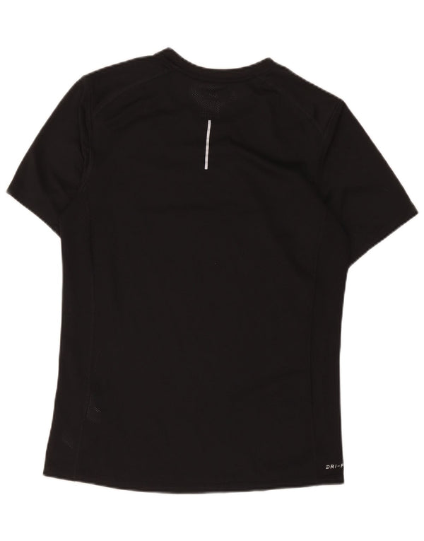 Nike Mens T-Shirt Top Small Black Polyester Sports
