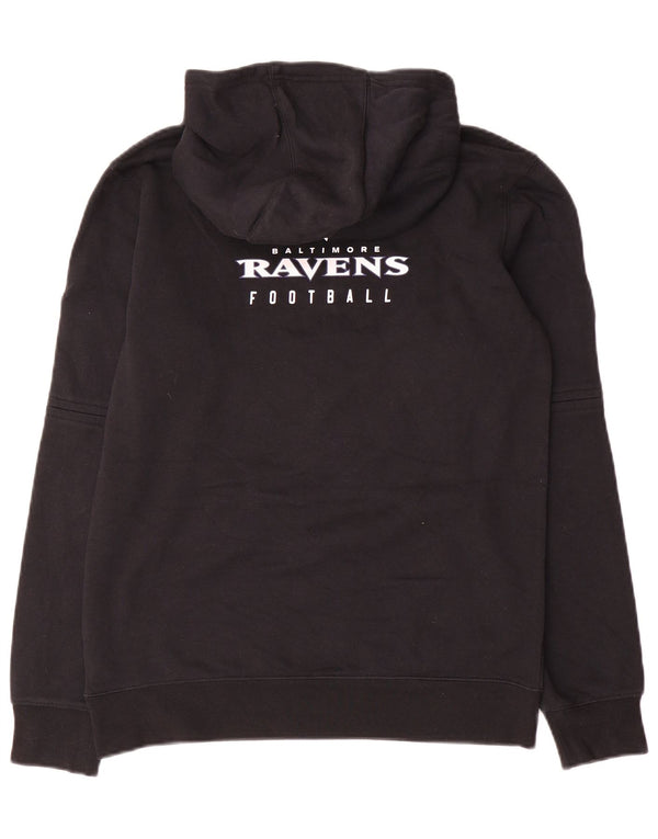Nike Boys Baltimore Ravens Graphic Hoodie Jumper 14-15 Years Large Black