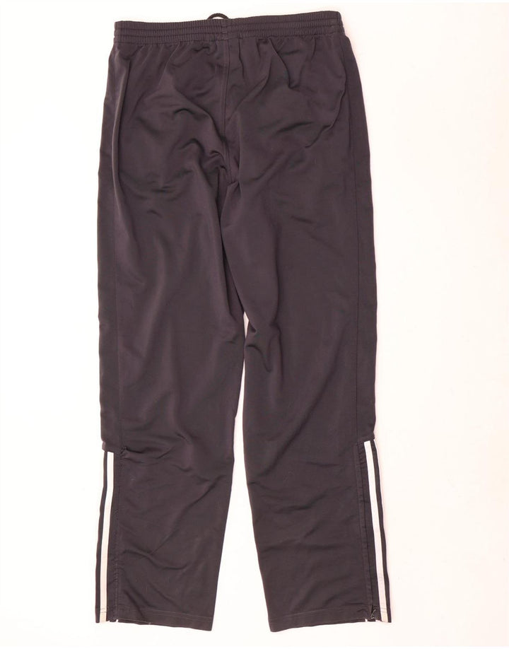 Adidas Mens Tracksuit Trousers UK 40/42 Medium Black Polyester