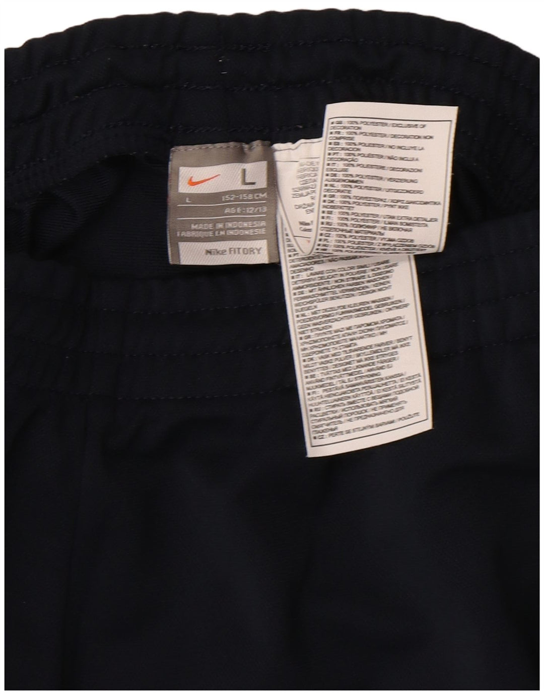Nike Boys Nike Dri Fit Tracksuit Trousers 12-13 Years Large Navy Blue