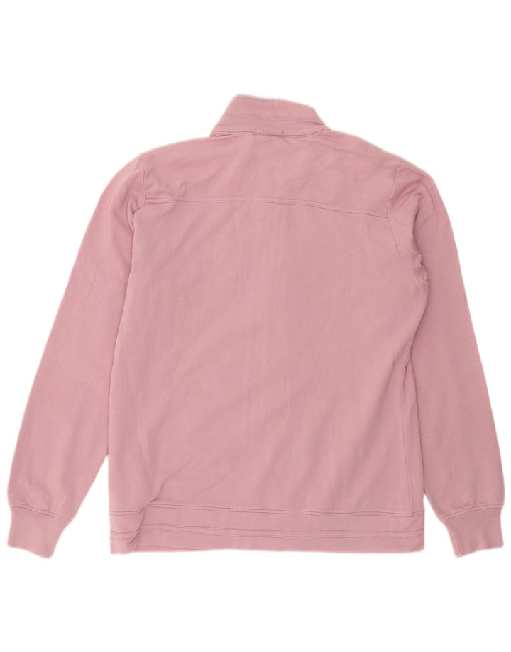 Champion Womens Easy Fit Graphic Tracksuit Top Jacket UK 14 Medium Pink