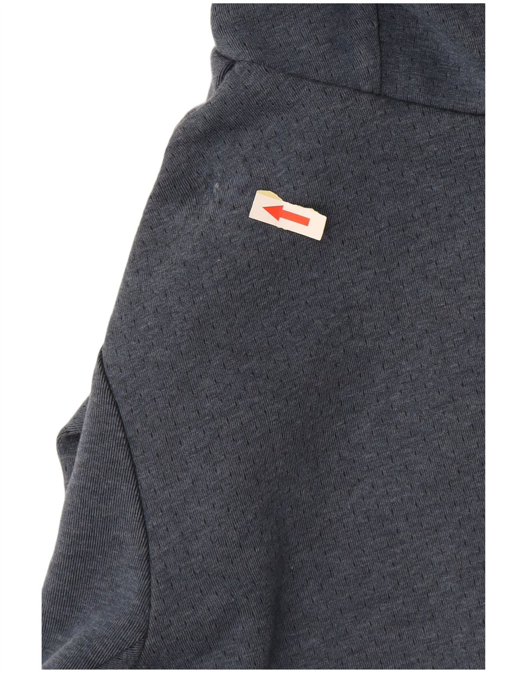 Nike Mens Hoodie Jumper Medium Navy Blue Cotton