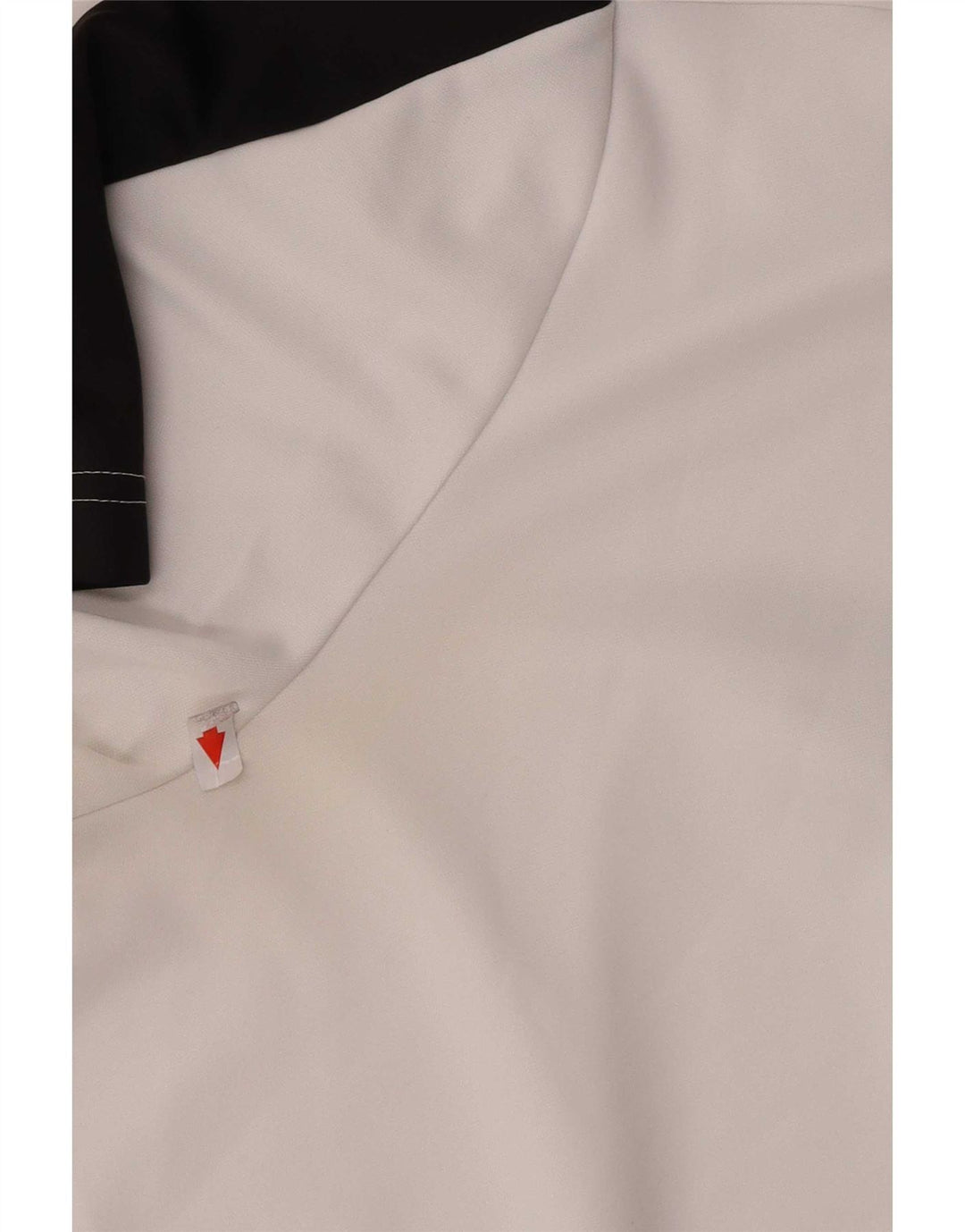 Adidas Mens Polo Shirt Large White Colourblock Polyester