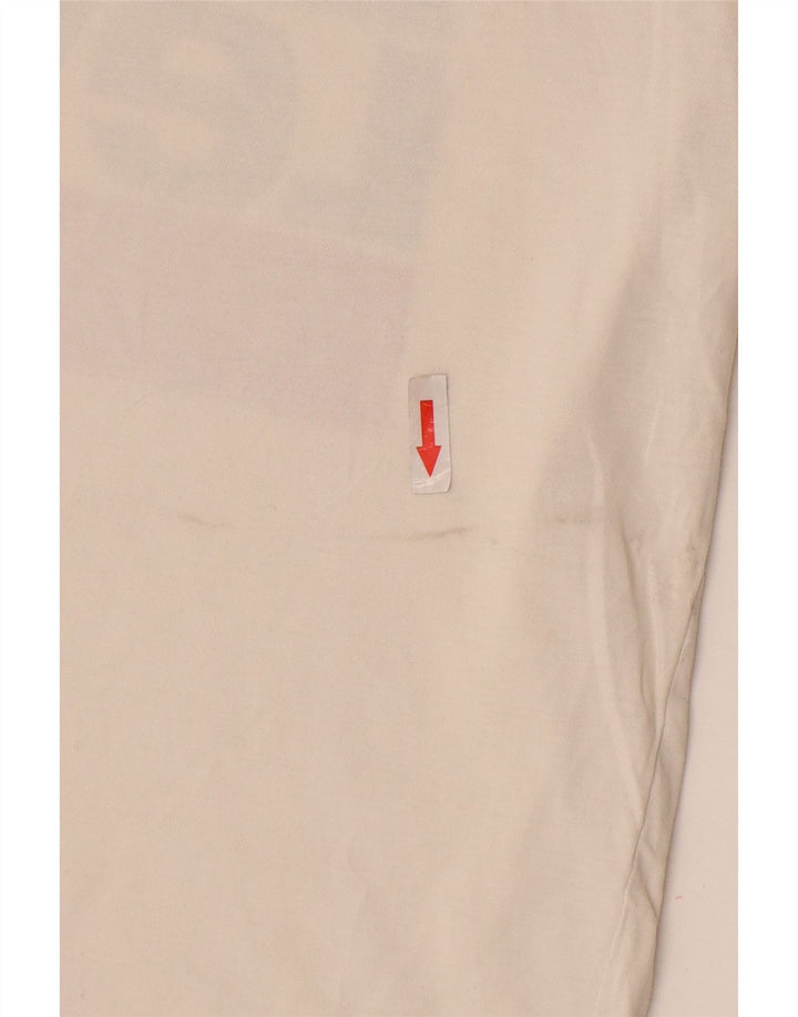 Levi's Mens Graphic T-Shirt Top Small Off White Cotton