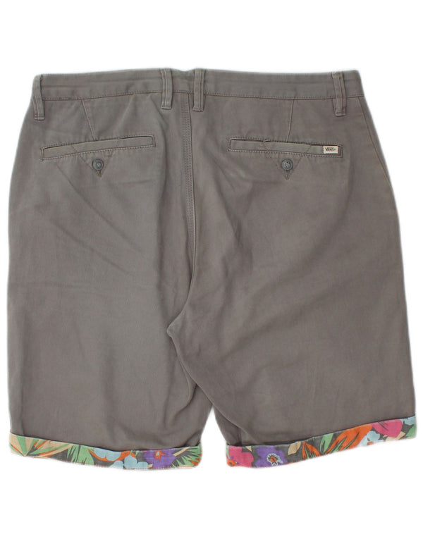 Vans Mens Chino Shorts W32 Medium Grey Cotton