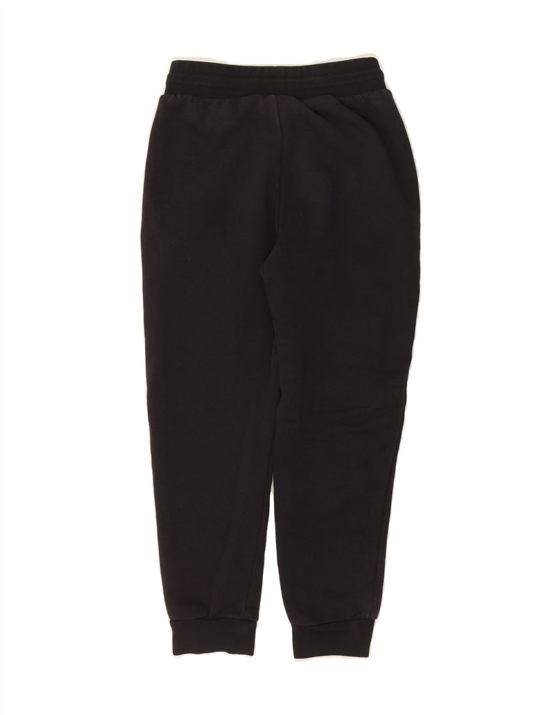 ADIDAS Boys Tracksuit Trousers Joggers 8-9 Years Black Cotton Vintage Adidas and Second-Hand Adidas from Messina Hembry 