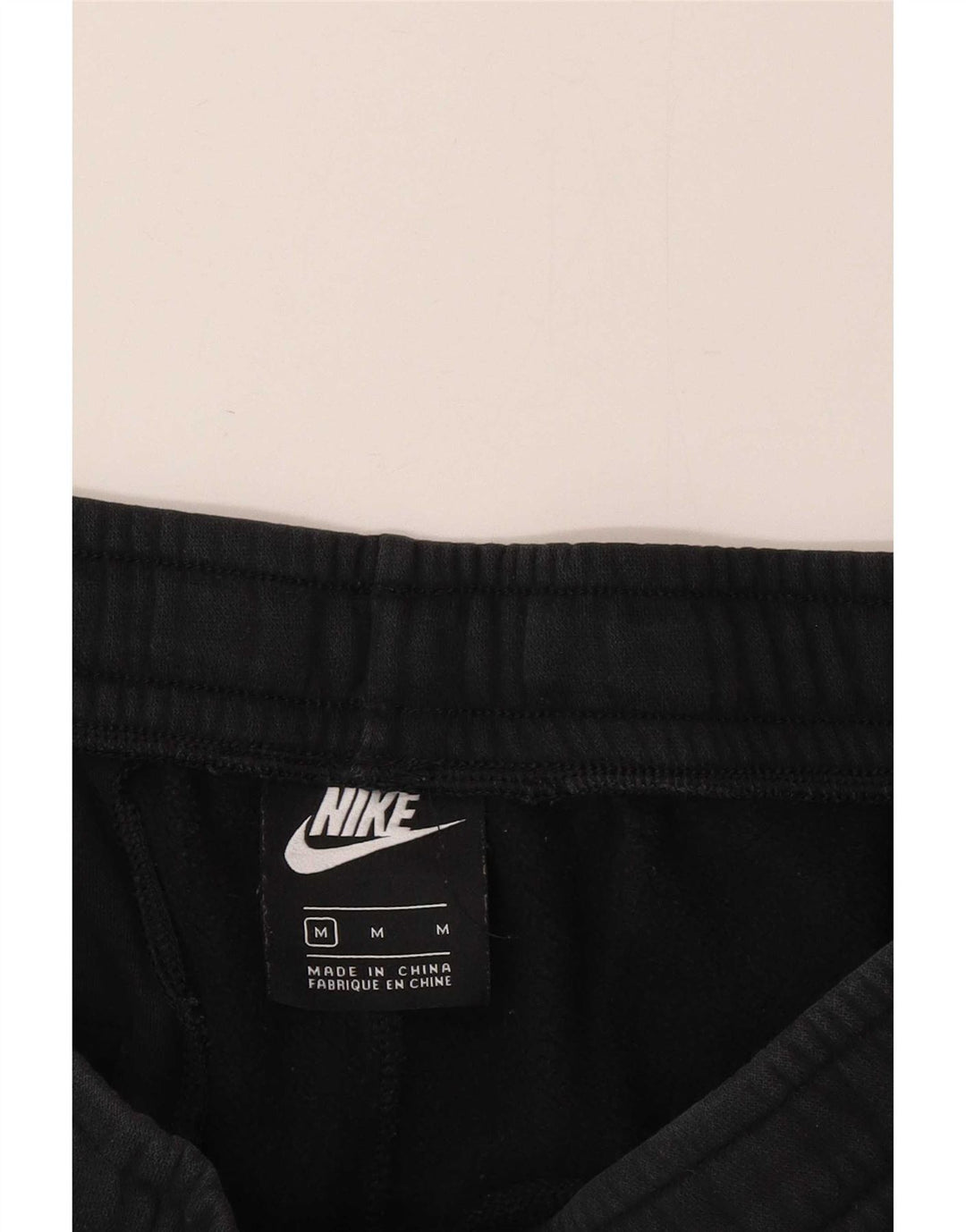 Nike Mens Tracksuit Trousers Joggers Medium  Black Cotton
