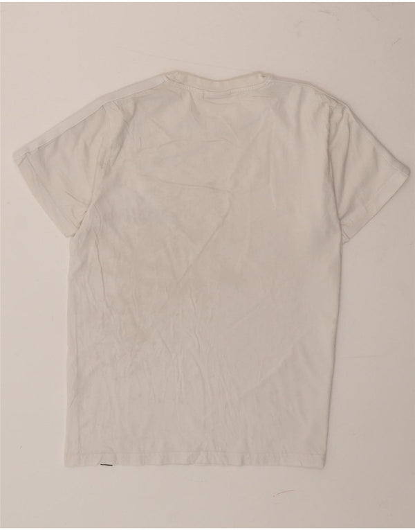 Ellesse Mens Graphic T-Shirt Top XS White Colourblock Cotton