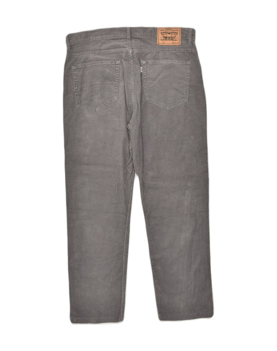 O'Connell's Plain Front 10-Wale Corduroy Trouser - Grey - Men's Clothing,  Traditional Natural shouldered clothing, preppy apparel