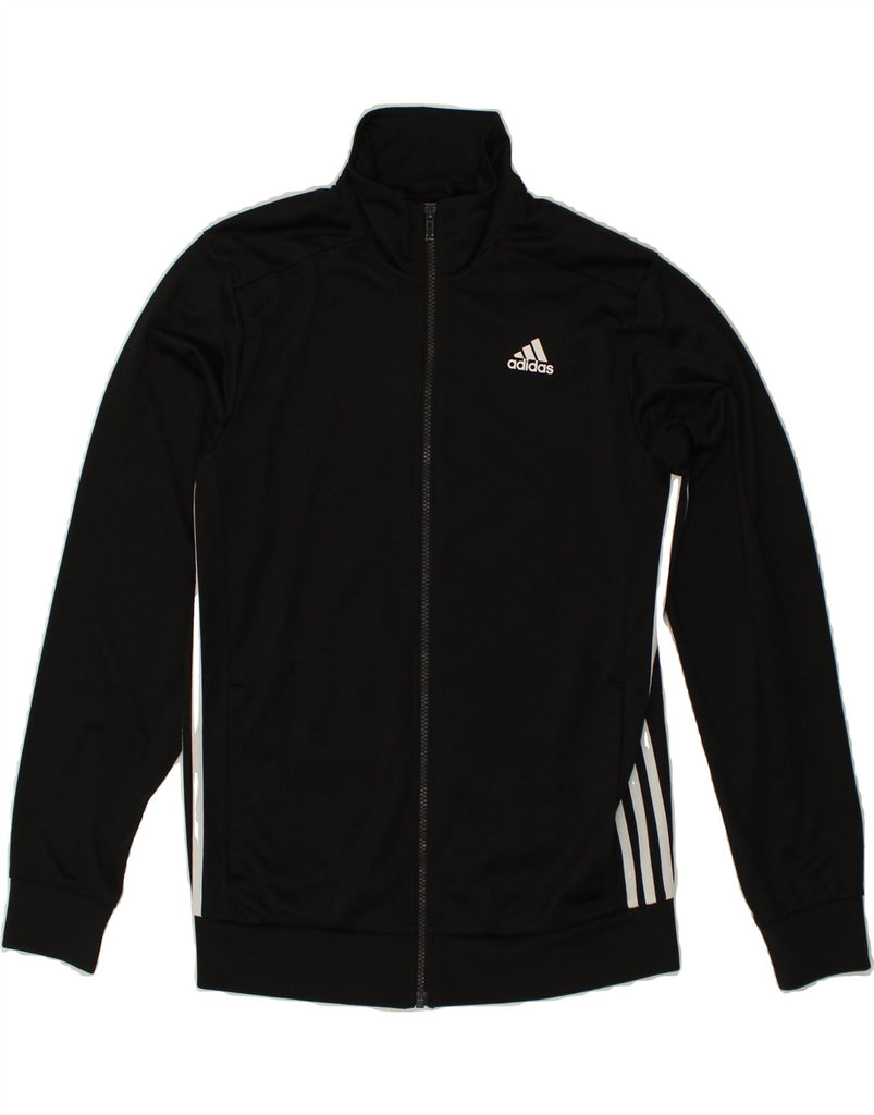 ADIDAS Mens Climalite Tracksuit Top Jacket Small Black | Vintage Adidas | Thrift | Second-Hand Adidas | Used Clothing | Messina Hembry 