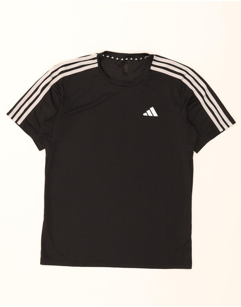 ADIDAS Mens Aeroready T-Shirt Top Small Black Polyester Vintage Adidas and Second-Hand Adidas from Messina Hembry 
