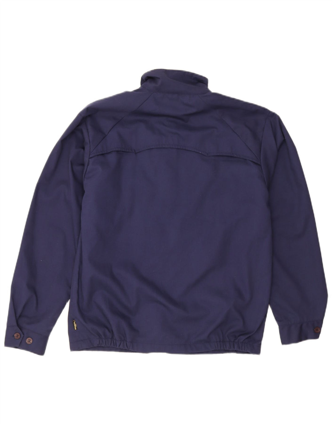 Merc Mens Bomber Jacket UK 38 Medium Navy Blue Polyester