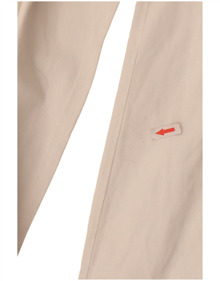 Alberto Aspesi Womens Blu Bootcut Suit Trousers IT 40 Small W27 L31 White