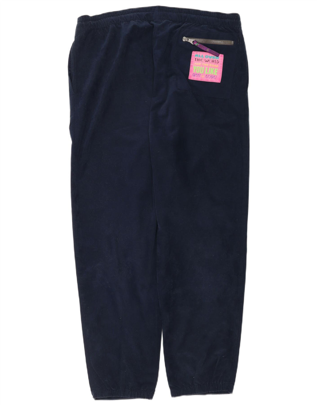 Terinda Mens Tracksuit Trousers Joggers XL Navy Blue Polyester