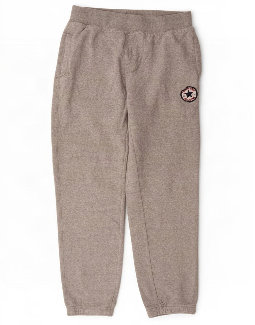 Converse Mens Tracksuit Trousers Joggers Medium Grey Cotton