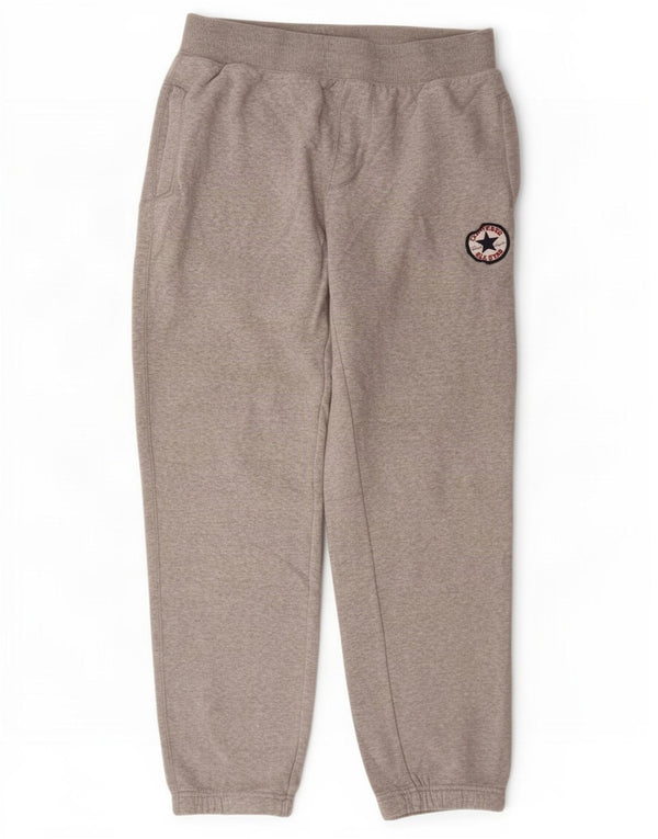 Converse Mens Tracksuit Trousers Joggers Medium Grey Cotton