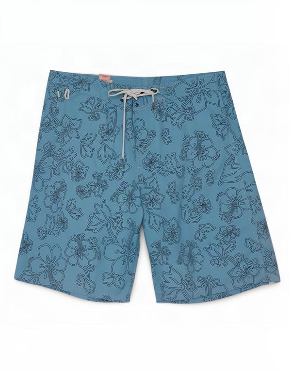 Sundek Mens Swimming Shorts Medium Blue Nylon
