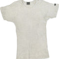 CHAMPION Womens T-Shirt Top UK 14 Large Grey Cotton | Vintage Champion | Thrift | Second-Hand Champion | Used Clothing | Messina Hembry 