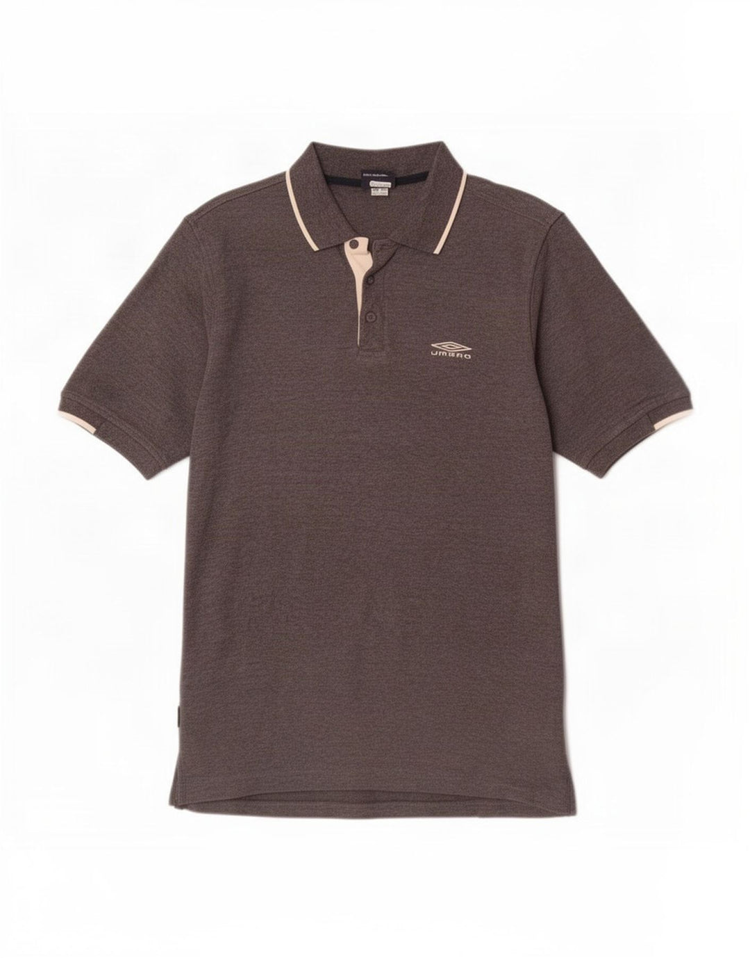 Umbro Mens Polo Shirt Small Grey Polyester