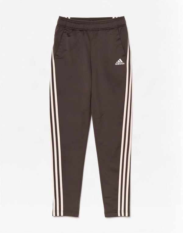Adidas Boys Primegreen Tracksuit Trousers 13-14 Years Grey Polyester